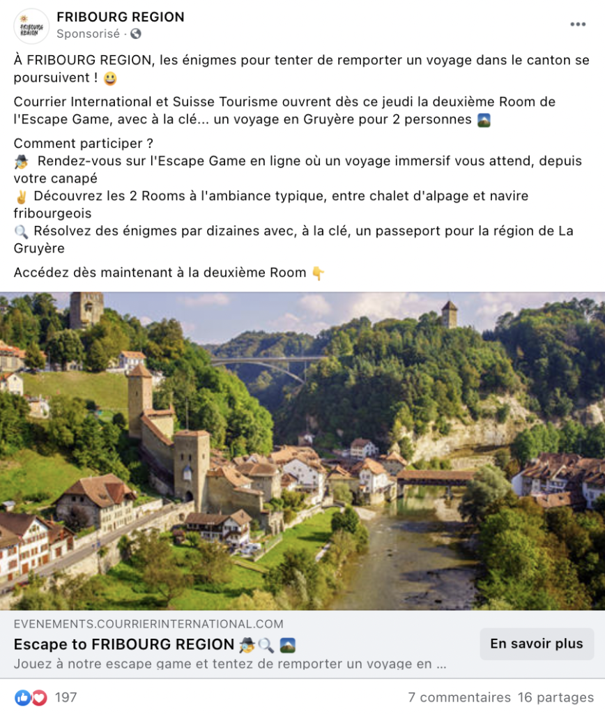 Escape To Fribourg Region - Publication