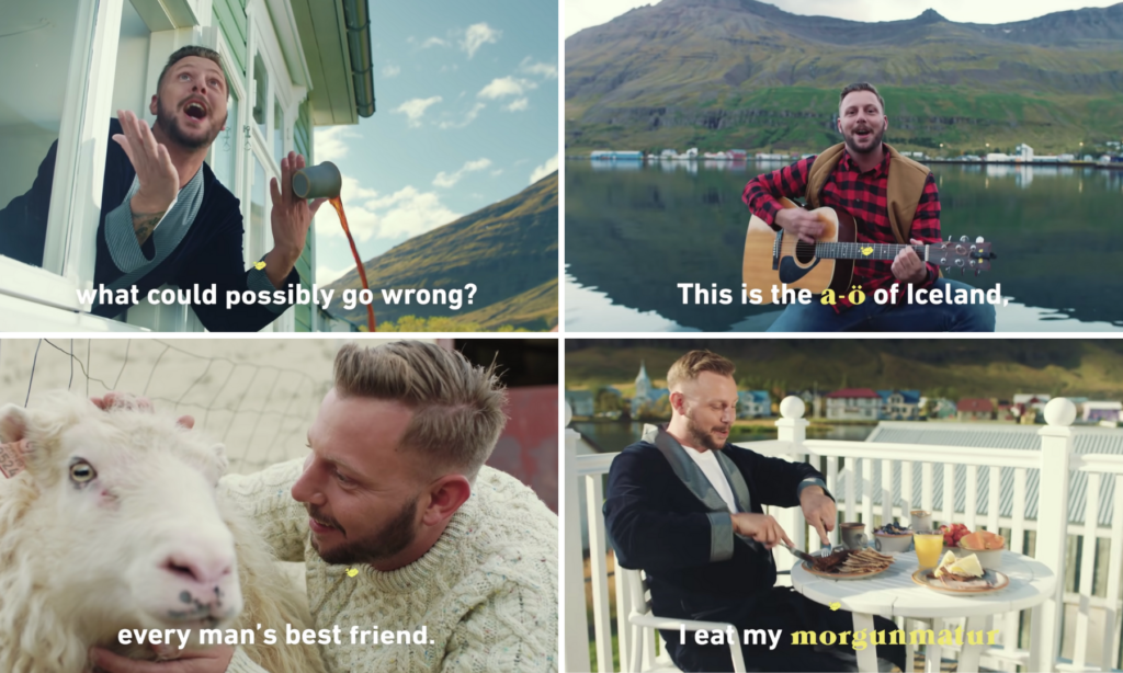 Islande - Campagne marketing The Hardest Karaoke Song in the World